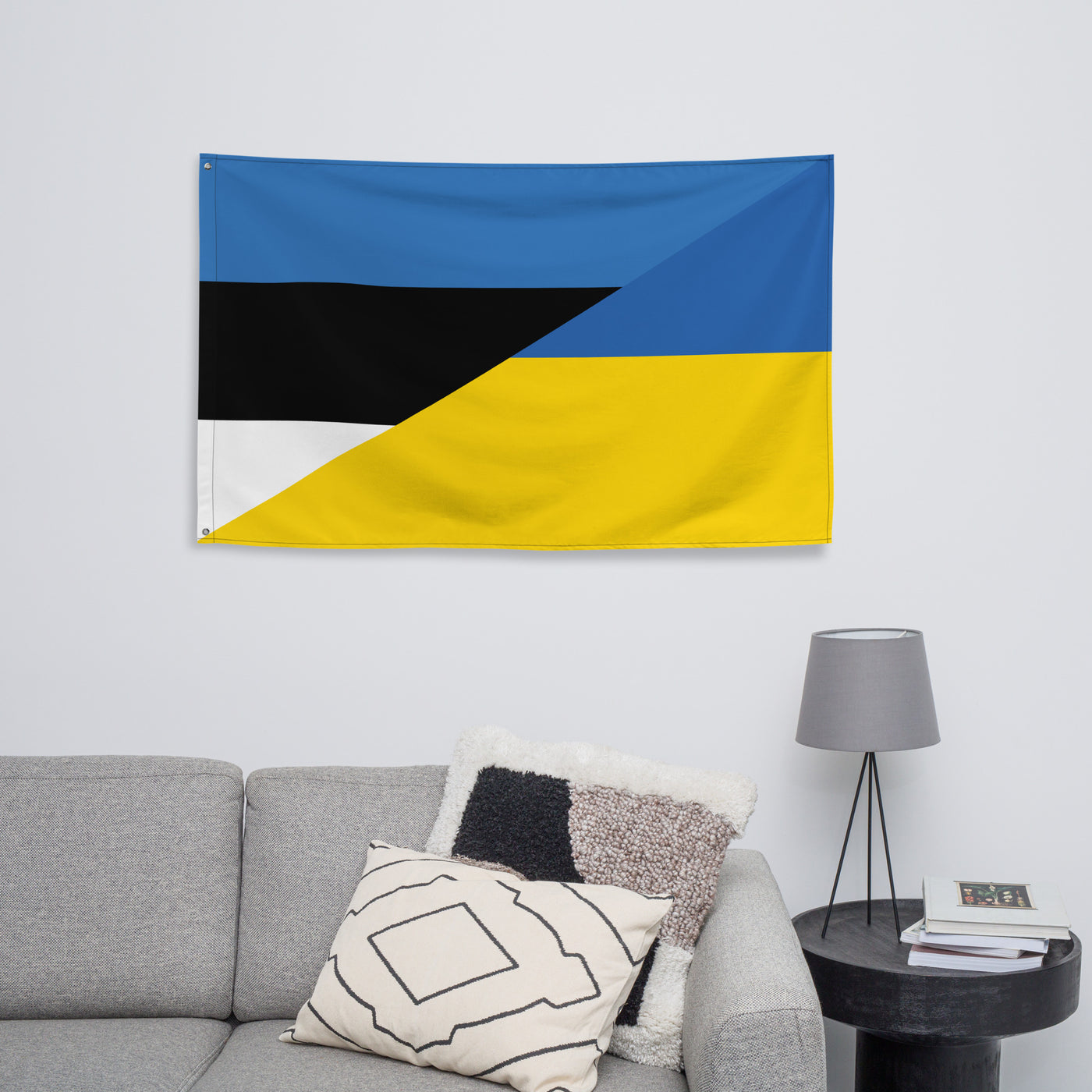 Estonia-Ukrainian Flag