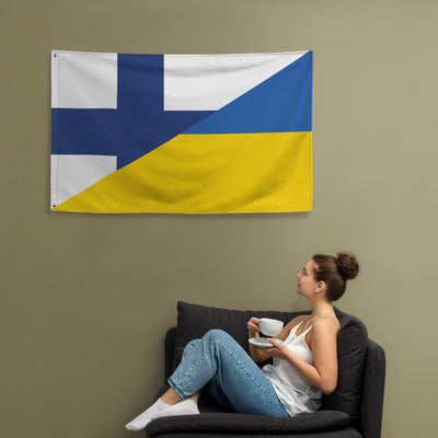 Finland-Ukrainian Flag
