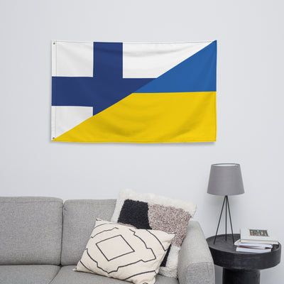 Finland-Ukrainian Flag