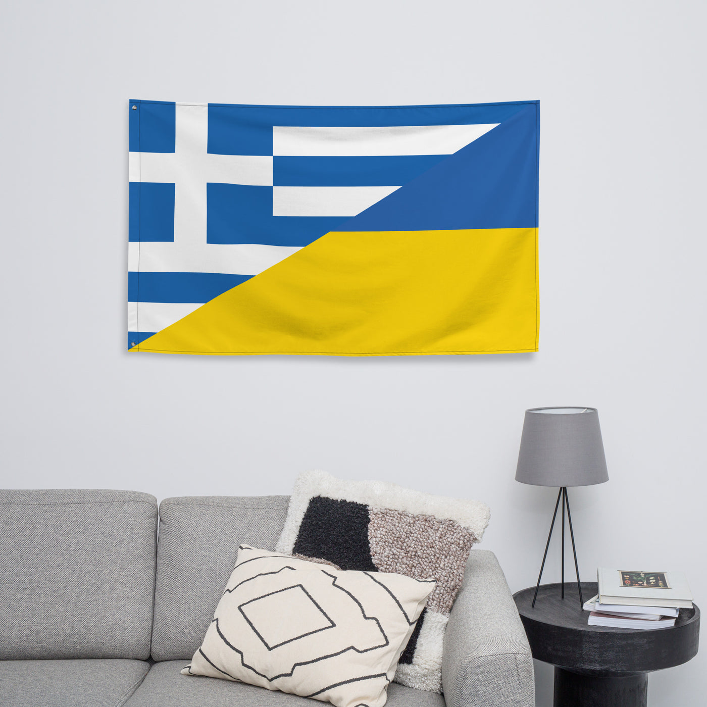 Greece-Ukrainian Flag
