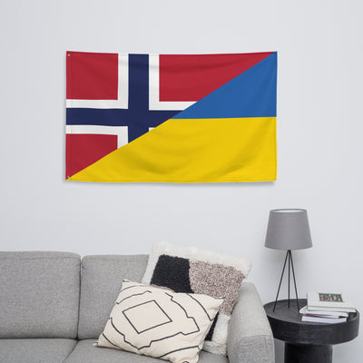 Norway-Ukrainian Flag