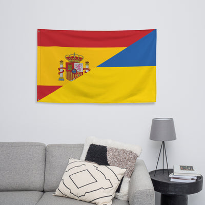 Spain-Ukrainian Flag