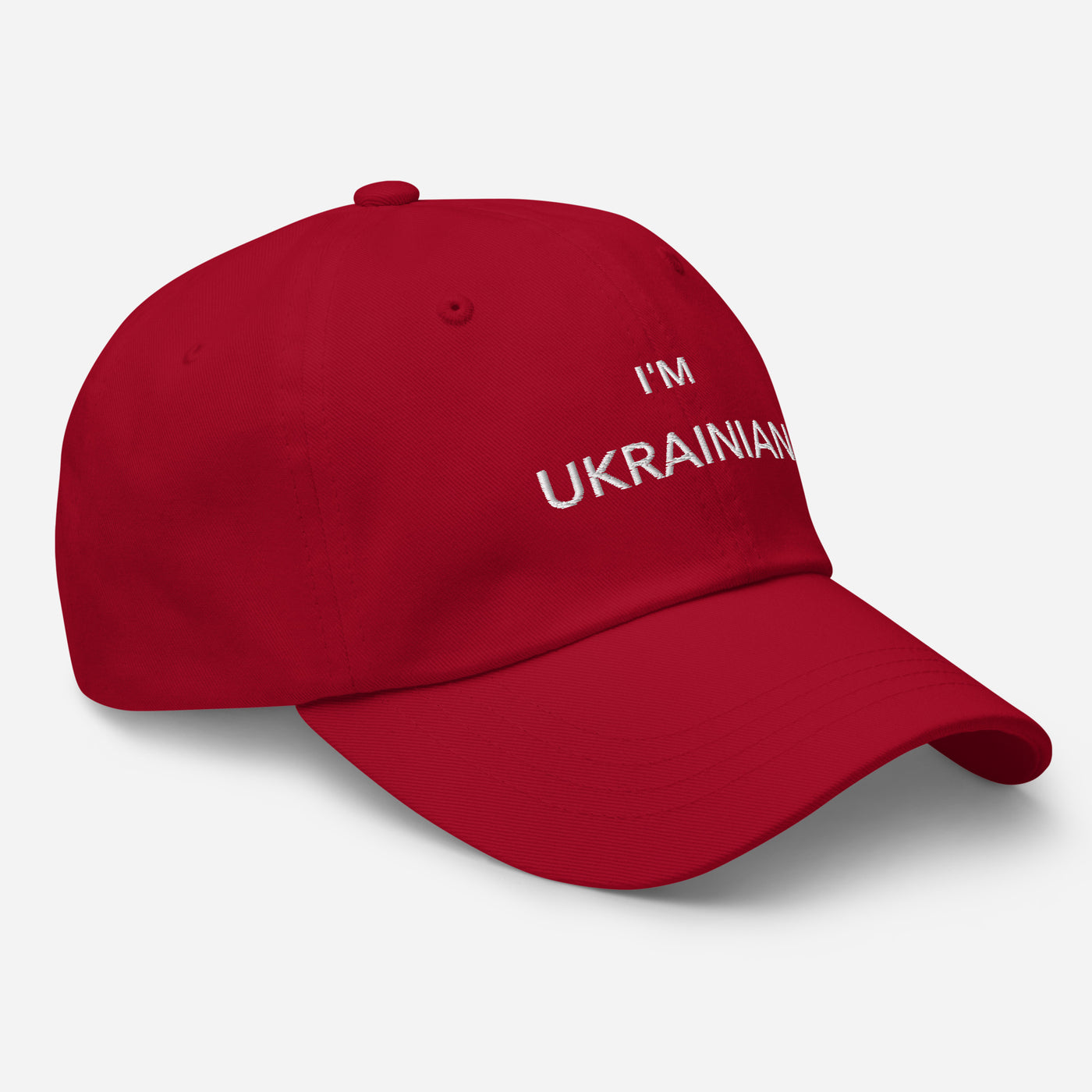 I'M UKRAINIAN Cap Embroidery