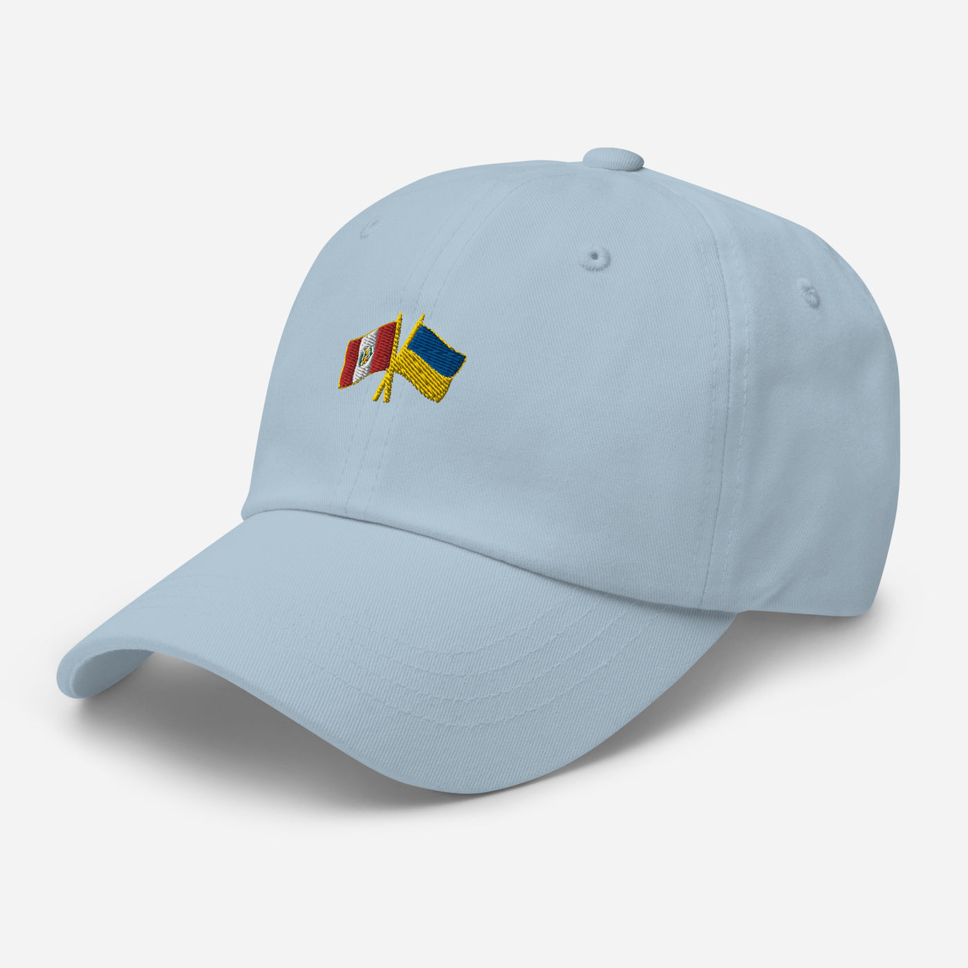 Peru-Ukraine Cap Embroidery