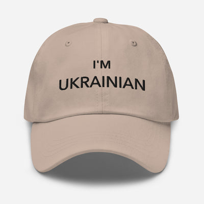I'M UKRAINIAN Cap Embroidery
