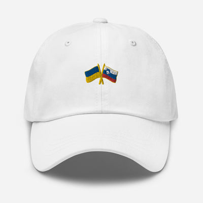Slovenia-Ukraine Cap Embroidery