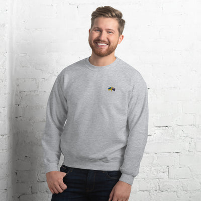 New Zealand-Ukraine Sweatshirt Embroidery