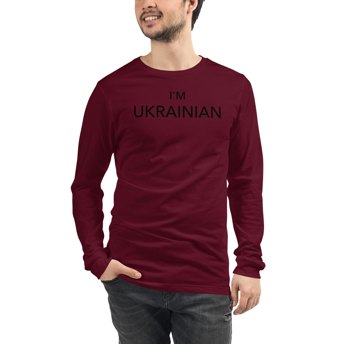 I'M UKRAINIAN Long Sleeve Shirt Print