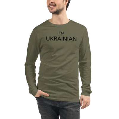 I'M UKRAINIAN Long Sleeve Shirt Print