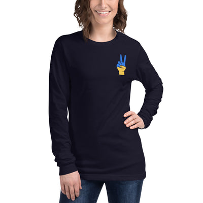 Peace for Ukraine Long Sleeve Shirt Print