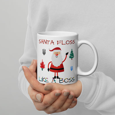 Merry Christmas 12 White Glossy Mug