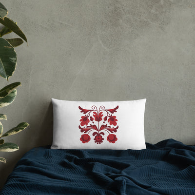 Poppies Ornament Premium Pillow