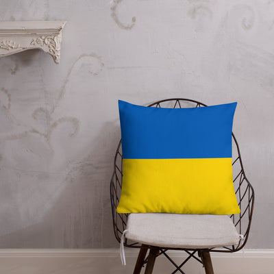 Ukrainian Flag Premium Pillow