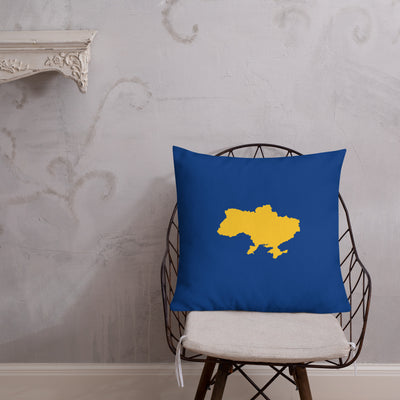 Map of Ukraine Premium Pillow