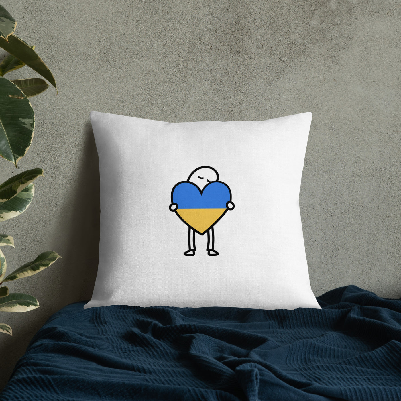 Love for Ukraine 1 Premium Pillow