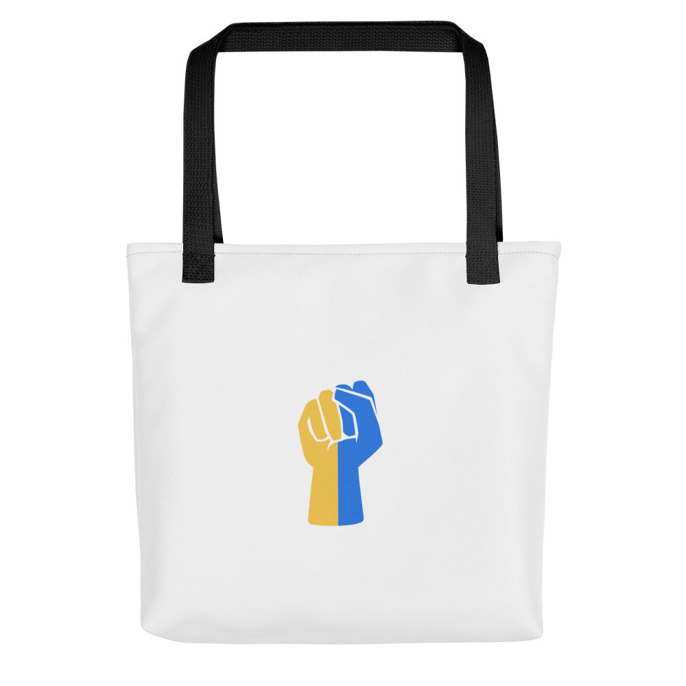 Raise Your Fist for Ukraine Tote Bag