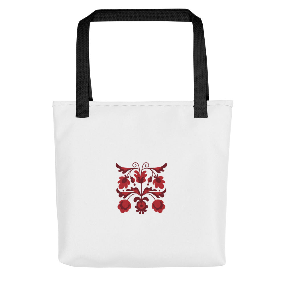 Poppies Ornament Tote Bag