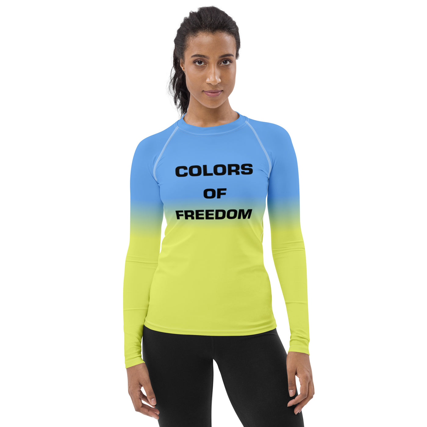 Colours of Freedom Rash Guard-Aufdruck