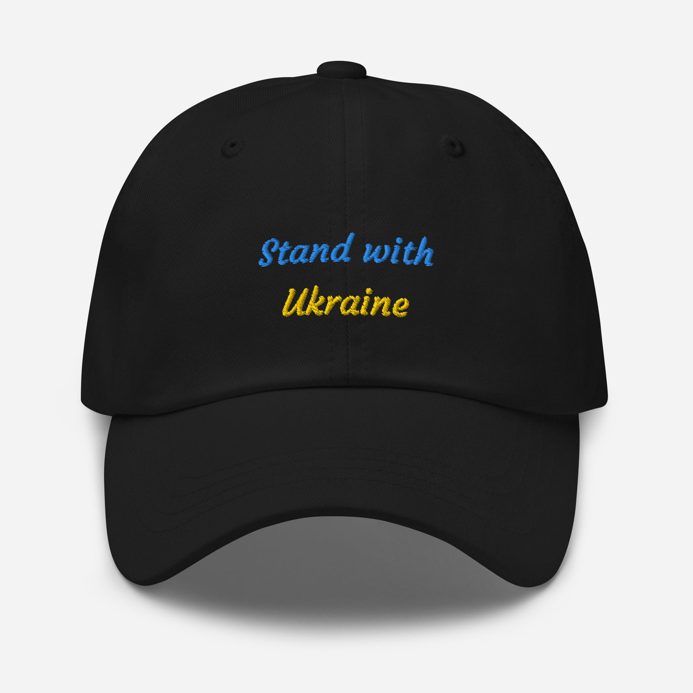 Stand with Ukraine Cappellino Ricamo