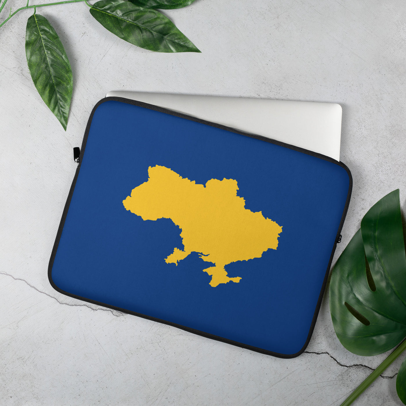 Karte der Ukraine Laptop-Hülle