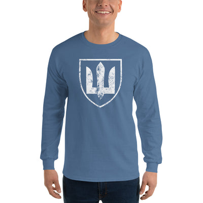 Ukrainian Military Emblem 1 Big Long Sleeve Shirt Print
