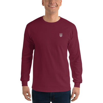 Trident of Freedom Long Sleeve Shirt Embroidery