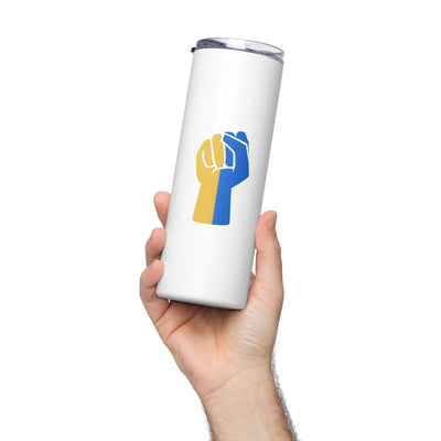 Raise Your Fist for Ukraine Big Tumbler Print