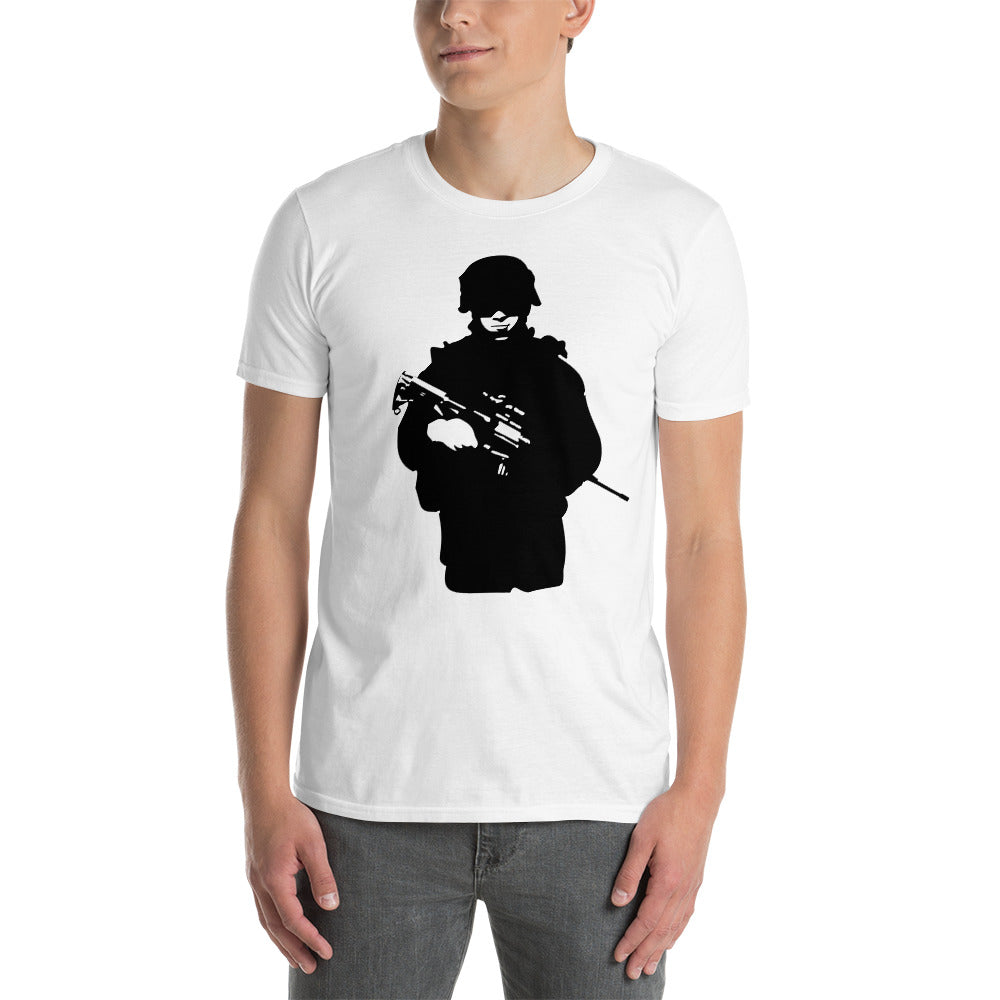 Soldat-T-Shirt-Druck