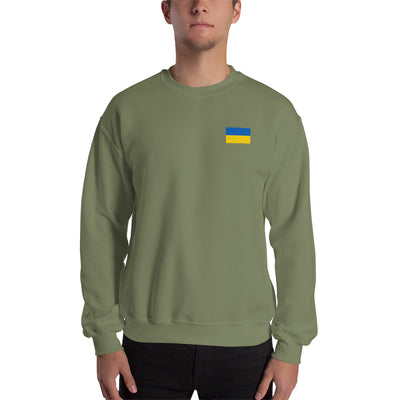 Ukrainische Flagge Sweatshirt Print