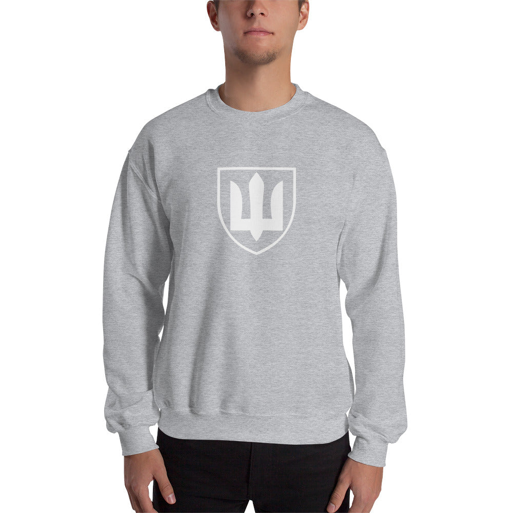 Ukrainisches Militäremblem 1 groß  Sweatshirt-Print