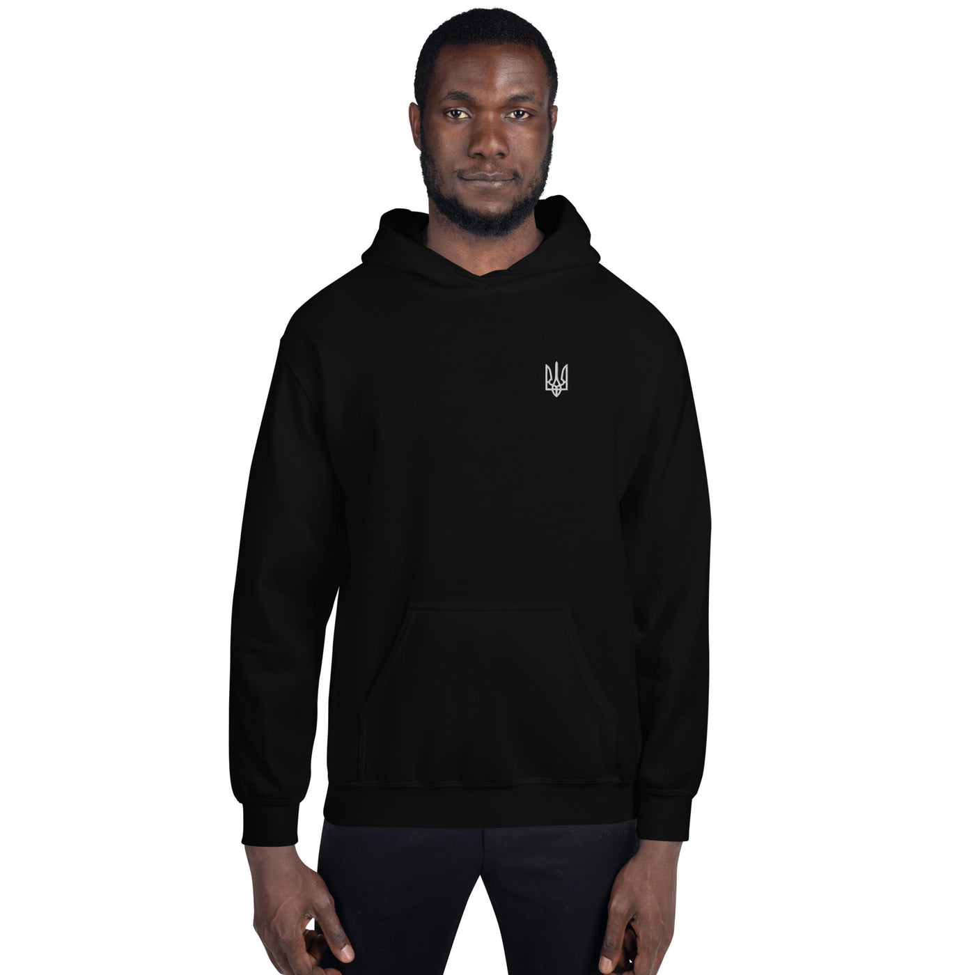 Trident of Freedom Heavy Blend Hoodie Embroidery