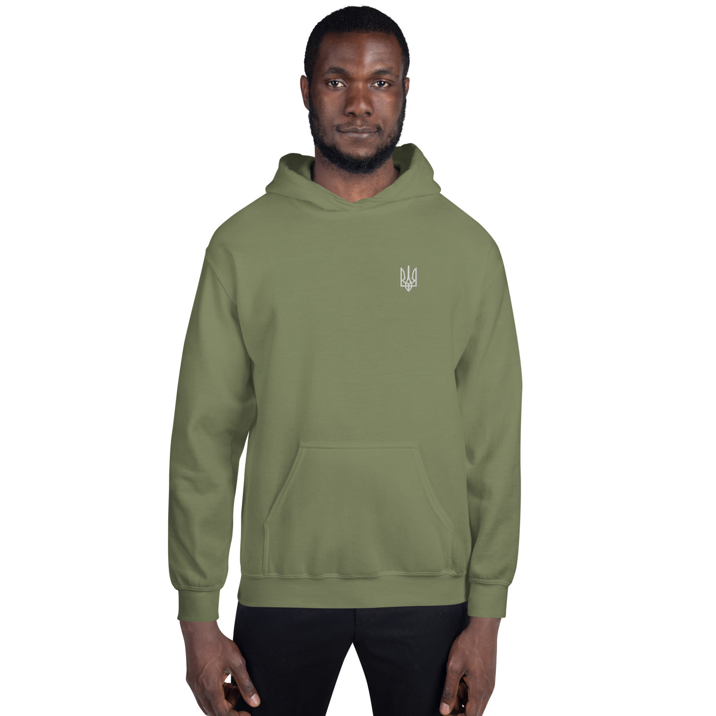 Trident of Freedom Heavy Blend Hoodie Embroidery