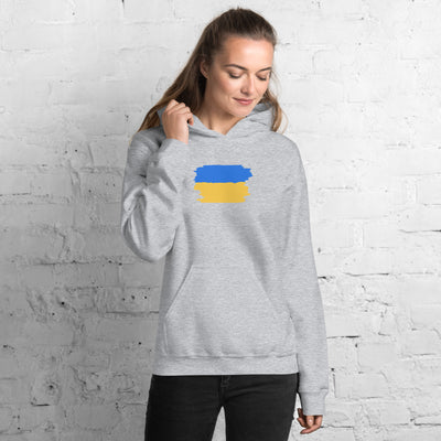 Flag of Ukraine 3 Heavy Blend Hoodie Print