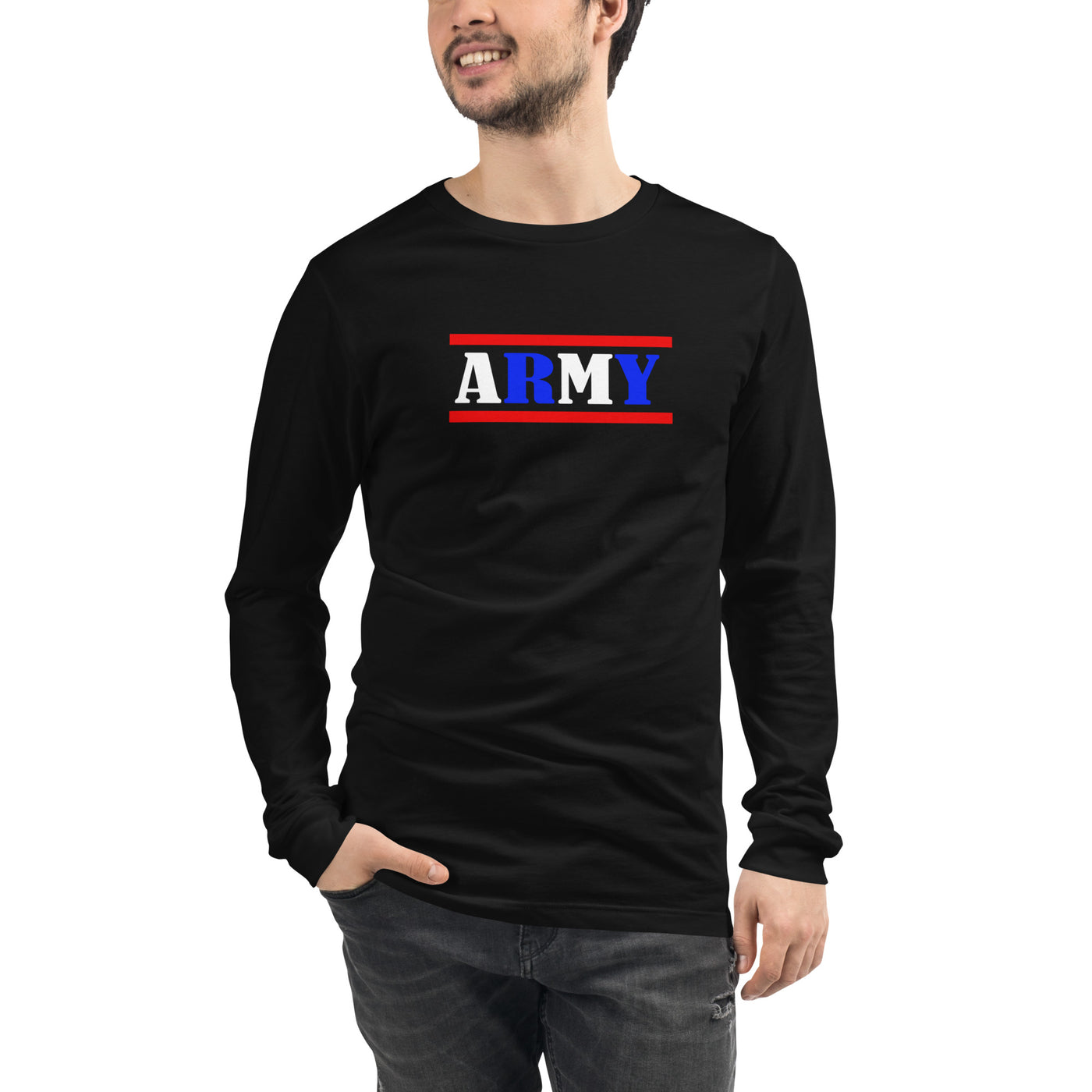 Army Long Sleeve Shirt Print