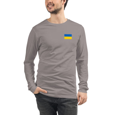 Ukrainian Flag 5 Long Sleeve Shirt Print