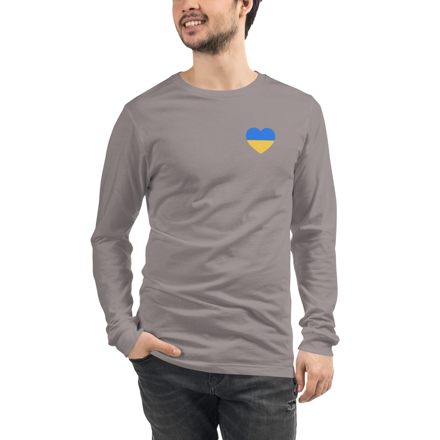 Love to Ukraine Long Sleeve Shirt Print